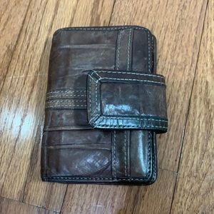Brown Fossil Wallet